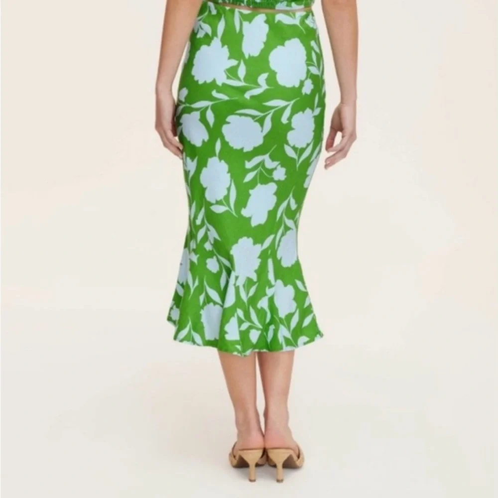 NWT Kate Spade x Target Green Floral Skirt - Picture 3 of 10
